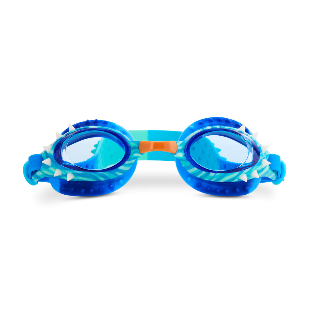 dino dive boys swim goggles in t rex tan angle 1