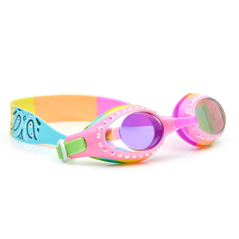 Bubble Bath Pink Bandana Swim Goggles