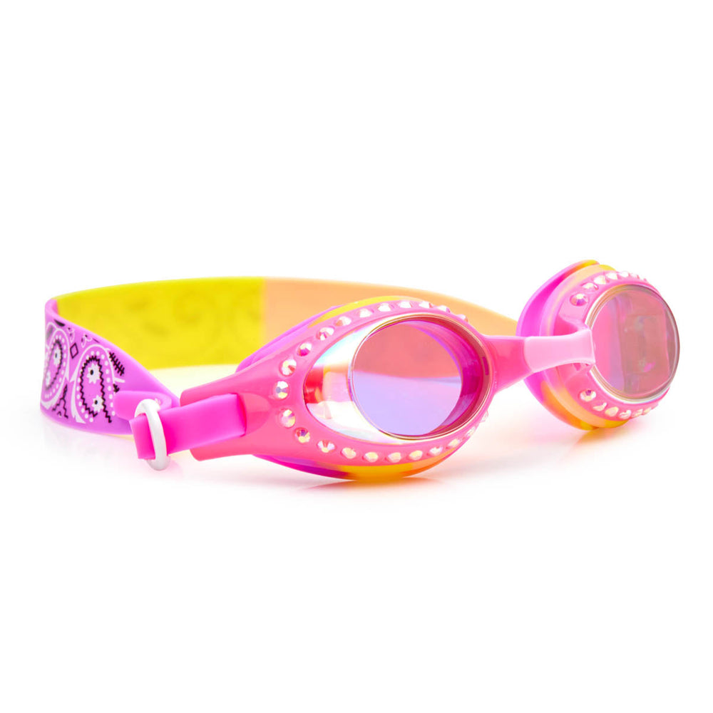 Peachie Pink Bandana Swim Goggles